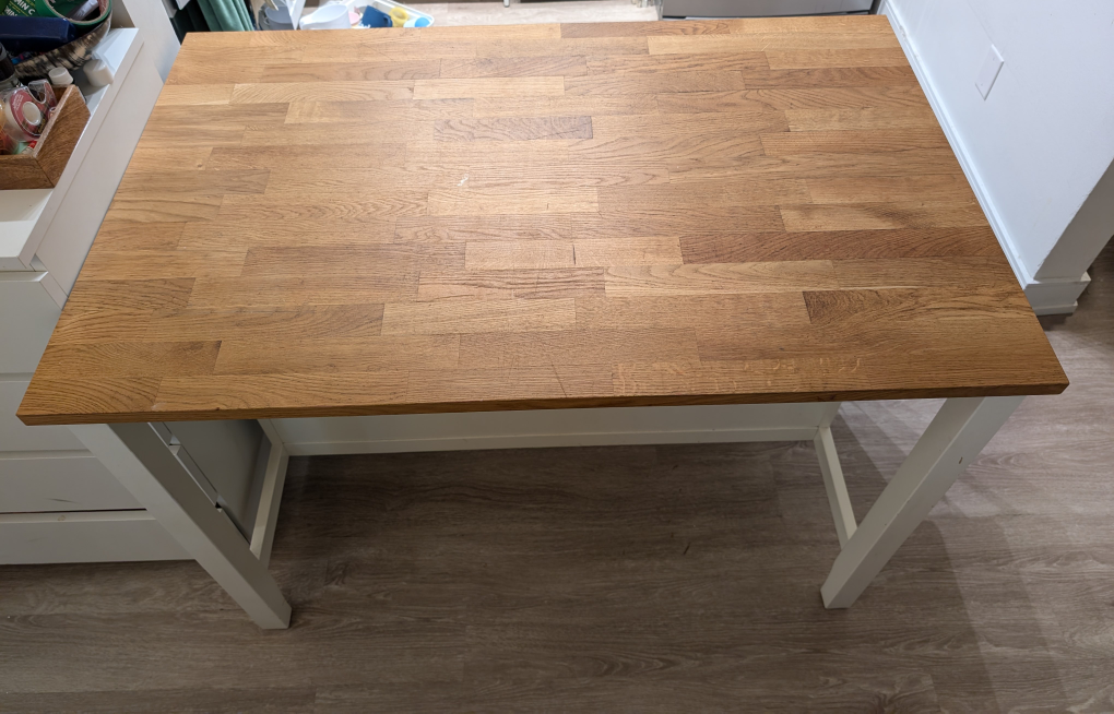 IKEA Kitchen Island with Butcher Block Top - photo 5