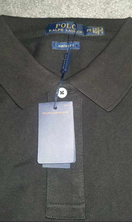 Polo Ralph Lauren Bear Polo Shirt - Men's Size M - Black - photo 2
