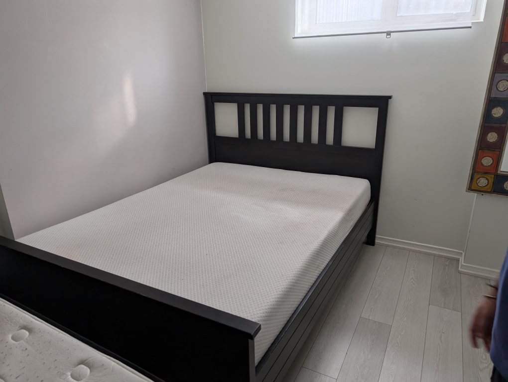 IKEA hemnes Black-Brown Queen Bed Frame - photo 3