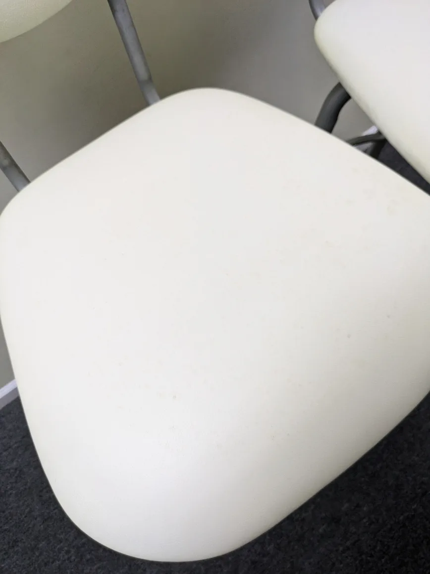 Pair of White Bar Stools image indicator(2)