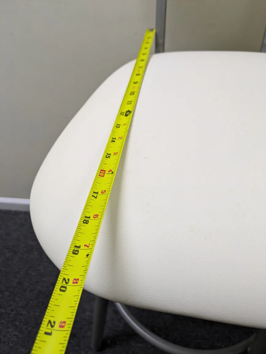 Pair of White Bar Stools image indicator(6)