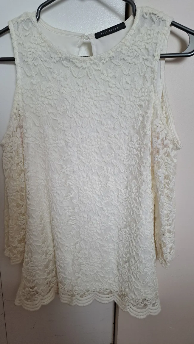 Off-White Lace Dress image indicator(2)