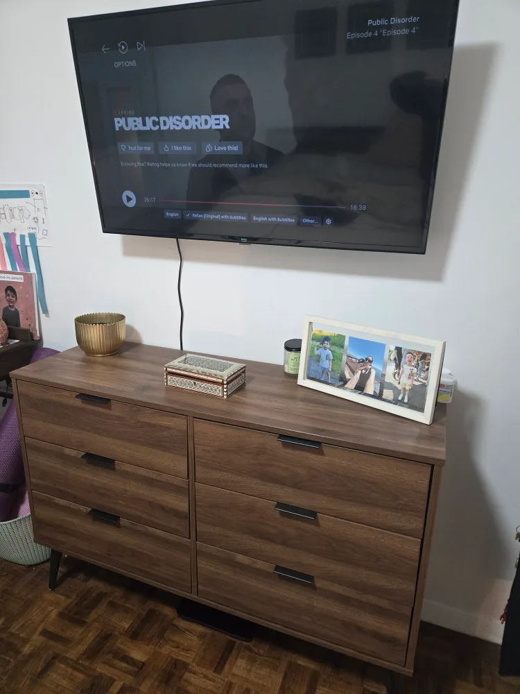 6-Drawer Dresser Structube Dark Walnut image indicator(2)