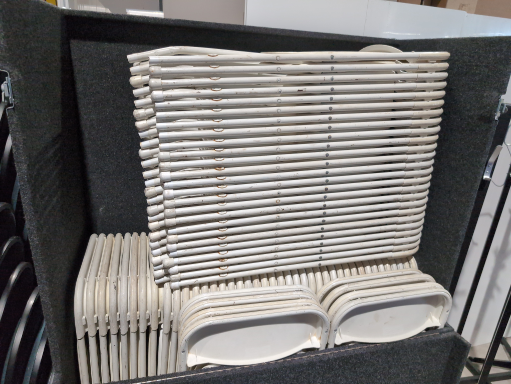 White Folding Chairs - Lots Available