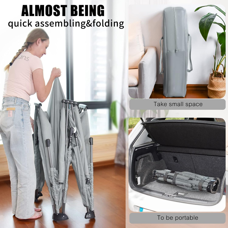 G2 Portable Baby Playpen - Grey - photo 2