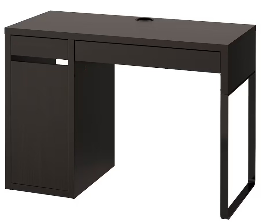 IKEA MICKE Desk - Dark Brown
