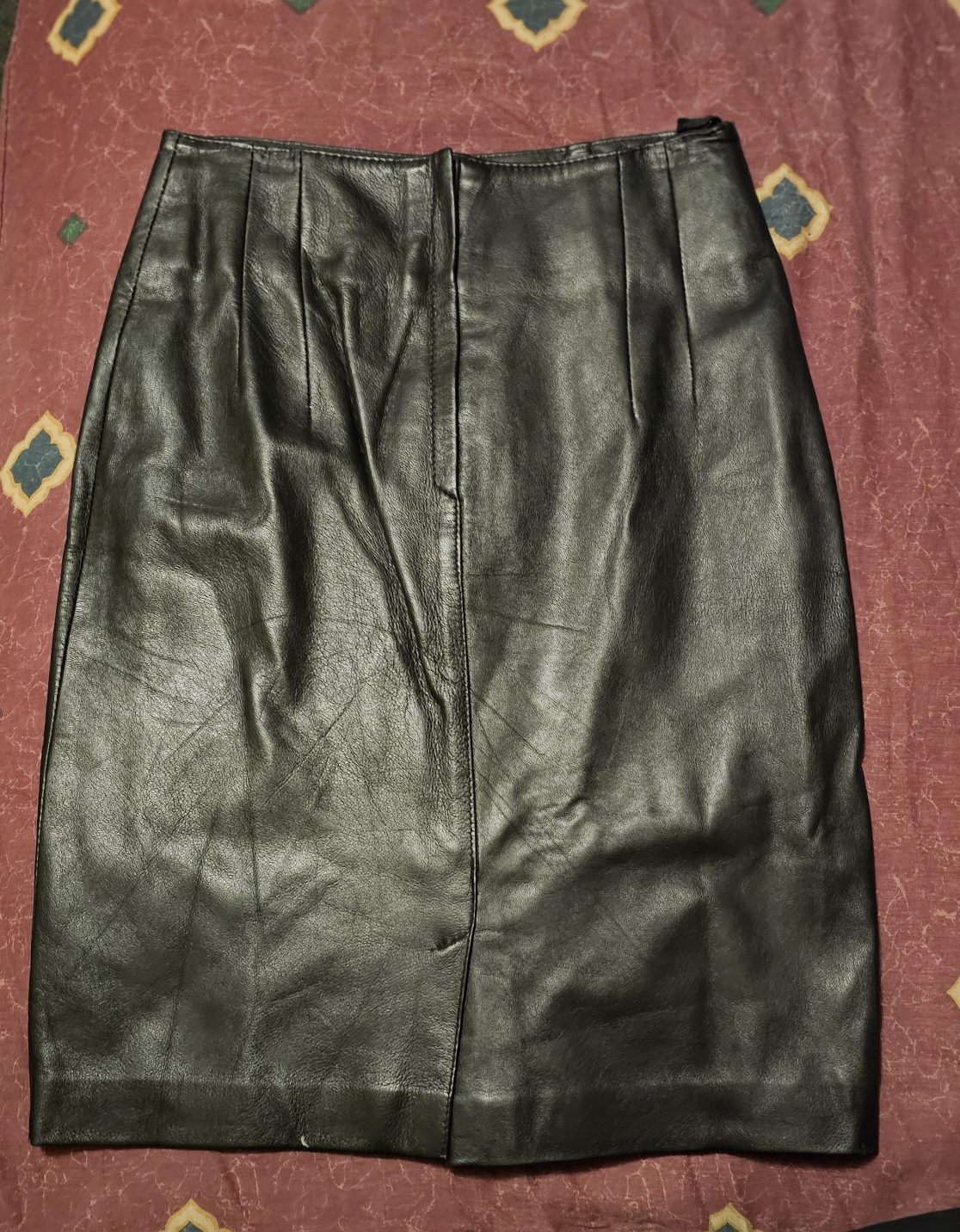 🏈Vintage Dio Marcelli Leather Skirt - Size 8 - photo 2