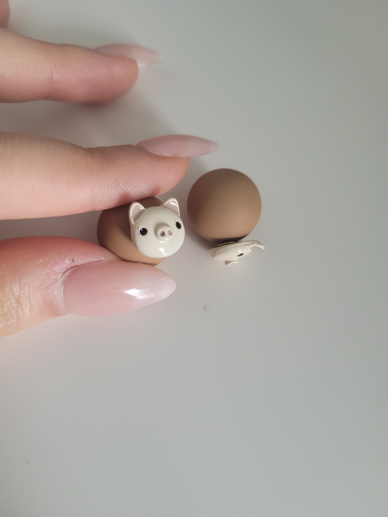Adorable Pig Stud Earrings