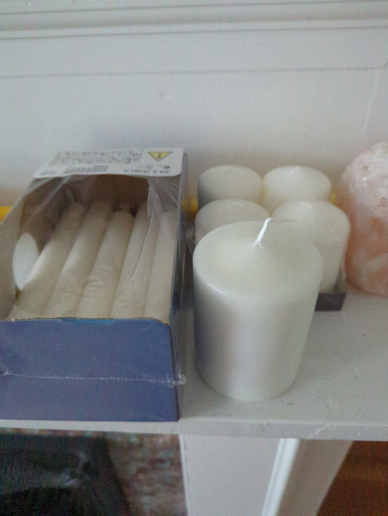 Bulk unscented candles