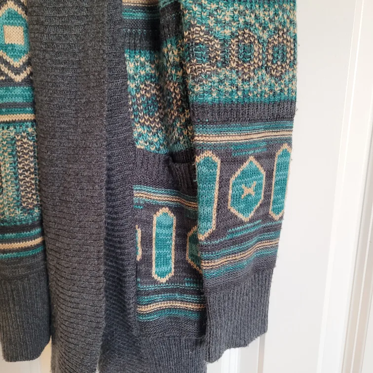 Ardene Knit Cardigan Sweater, Size S image indicator(2)