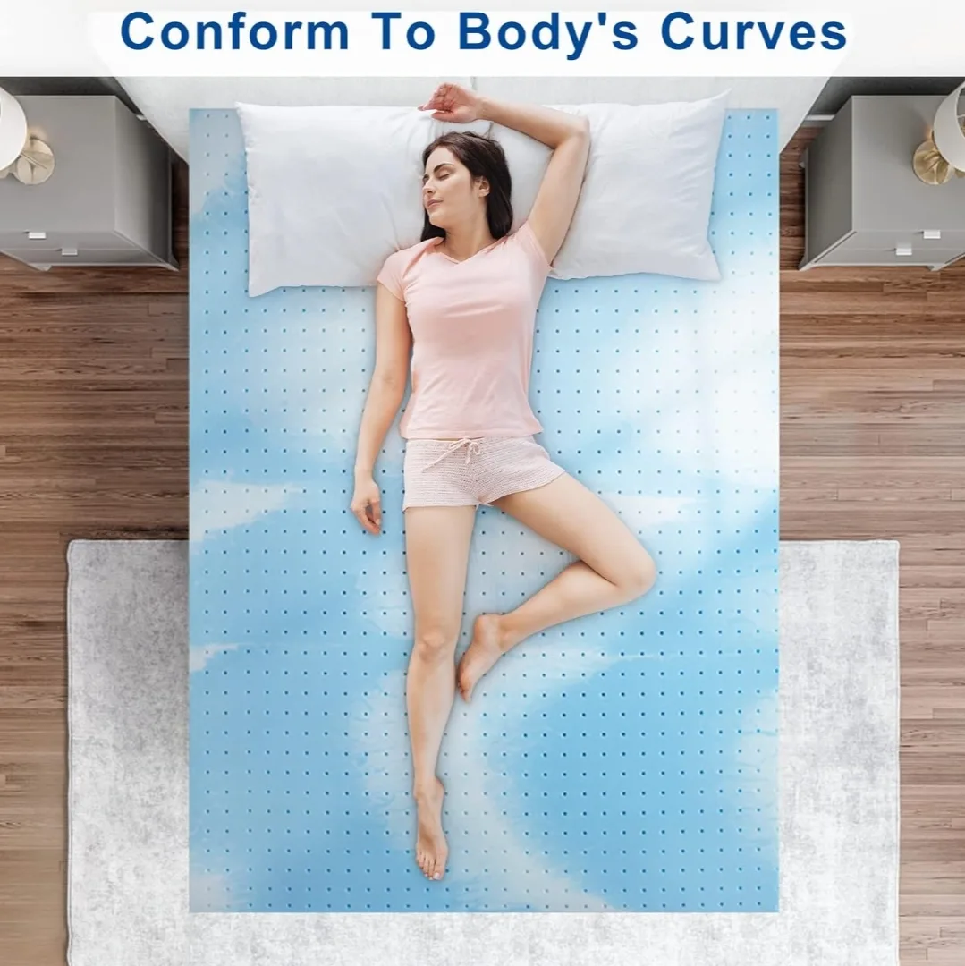 BedStory Mattress Topper Queen, 3" Memory Foam image indicator(7)