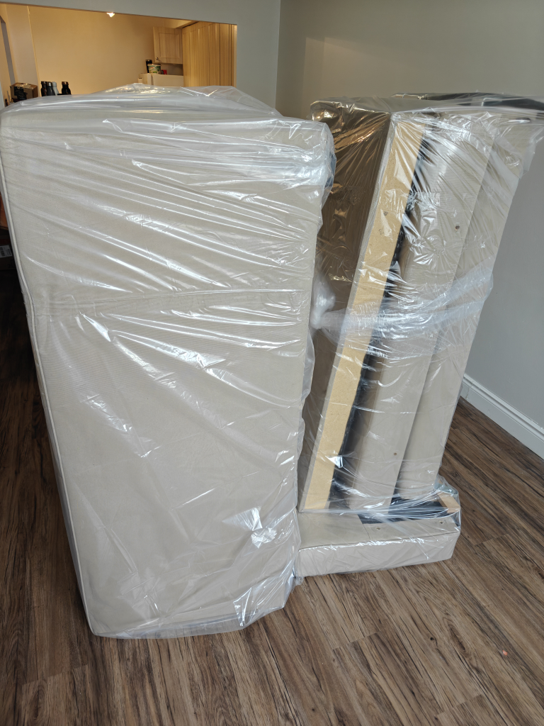 Beige Sectional Sofa Bed with Storage - photo 2