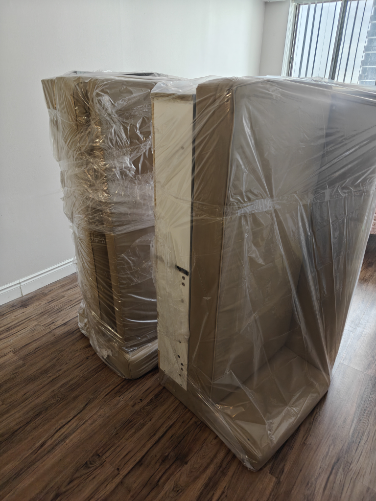 Beige Sectional Sofa Bed with Storage - photo 4