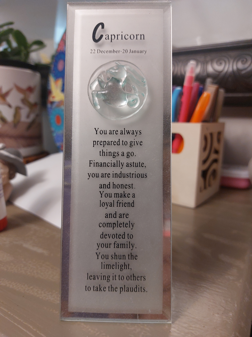 Capricorn Zodiac Sign Paperweight