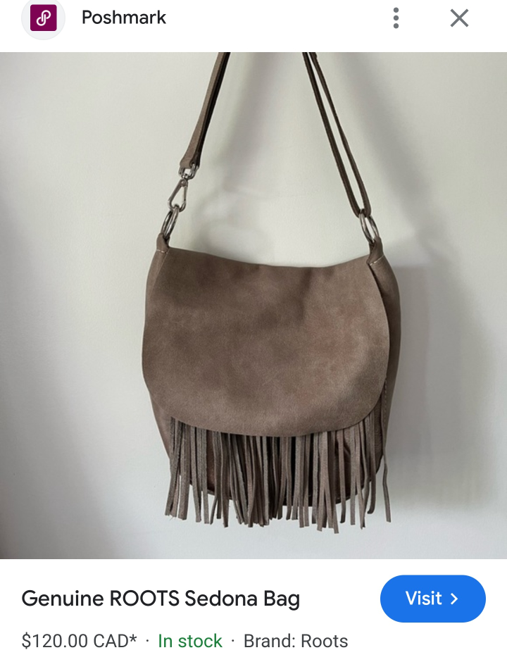 ROOTS Sedona Leather Crossbody Bag with Fringe - photo 5