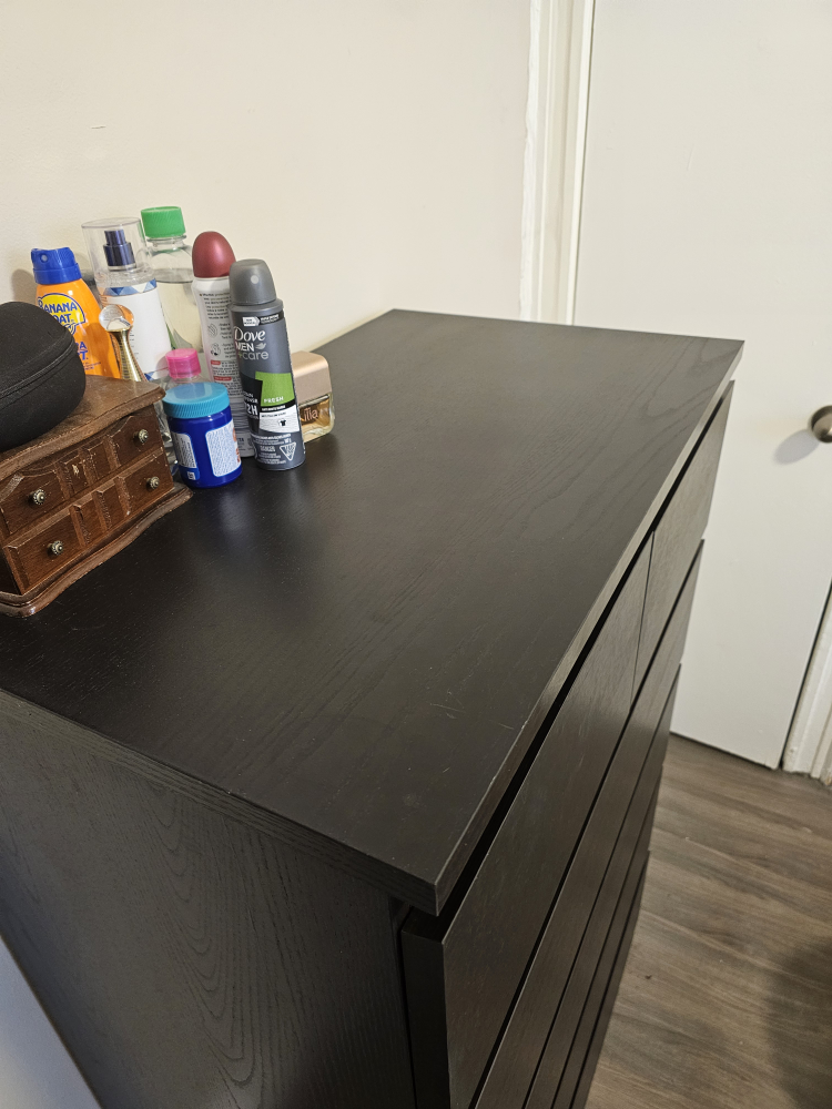 IKEA MALM 6-Drawer Chest, dark brown - photo 3