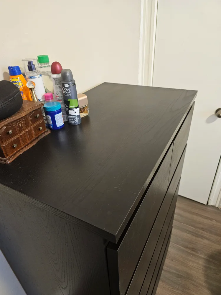 IKEA MALM 6-Drawer Chest, dark brown image indicator(3)