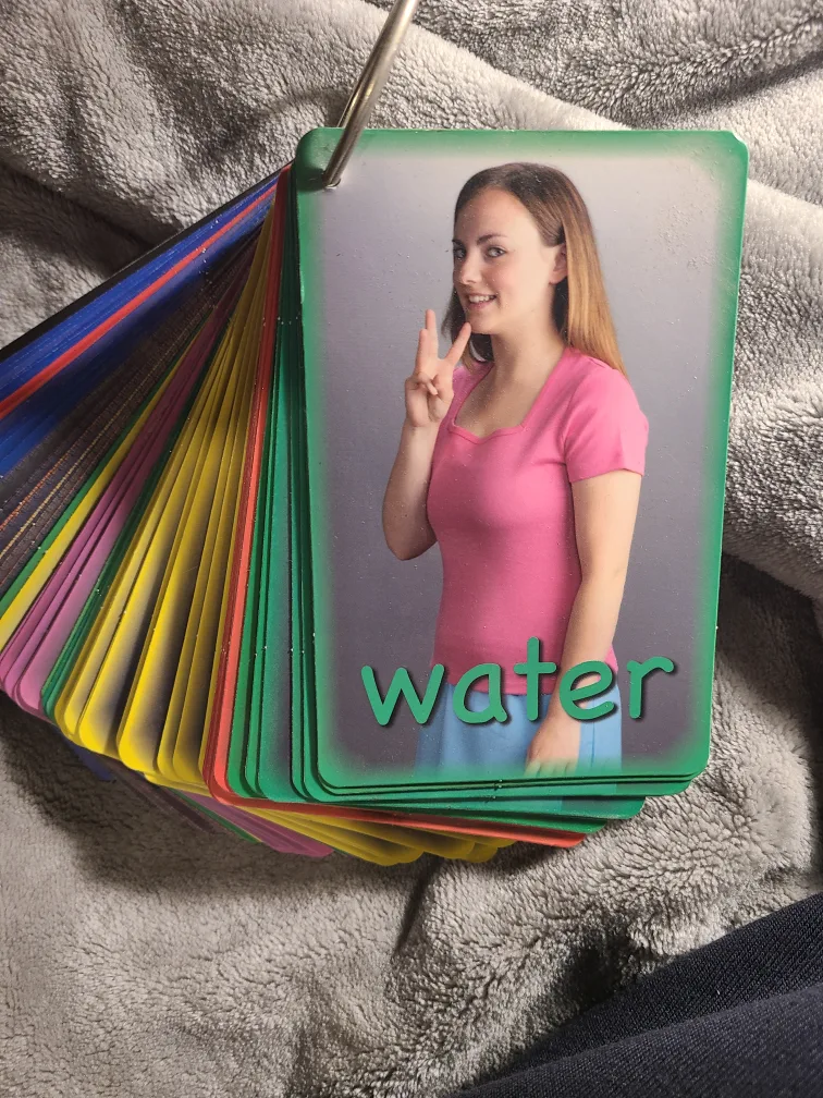 Signs 'n Smiles Flashcards - 100 Sign Language Cards image indicator(3)