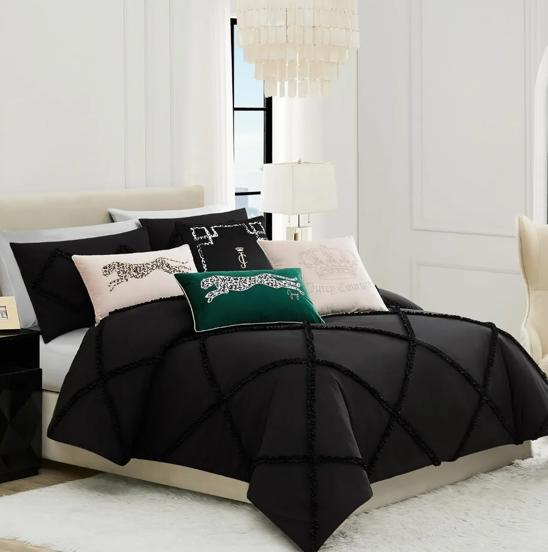 Juicy Couture Premium Reversible Throw Pillow 14"x24"  Velvet image indicator(7)