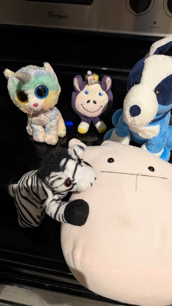 Lot of five stuffed animals# Freecycle thumbnail