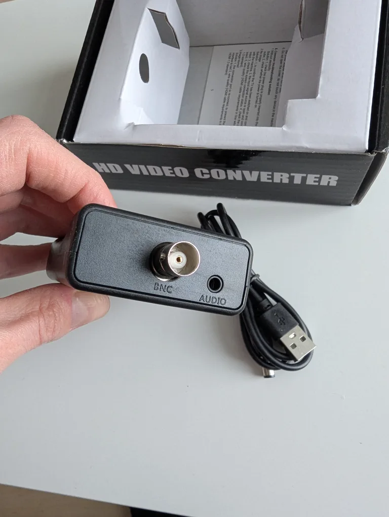 BNC - HDMI converter for analog camera image indicator(8)