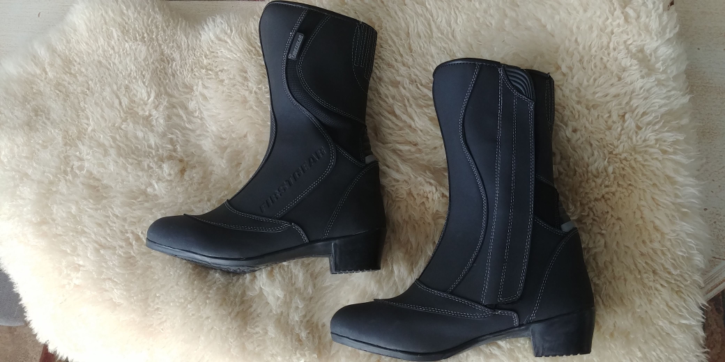 Women's FirstGear Zenster Waterproof Motorcycle Boots - Size 9