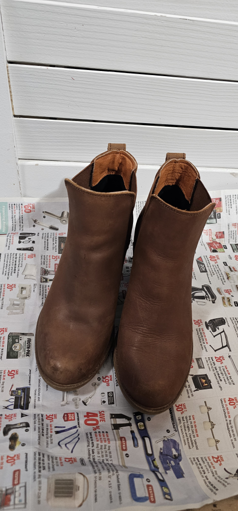 Sofft StyleMoodie Daisy2 Brown Leather Ankle Boots - Size 7.5 - photo 4