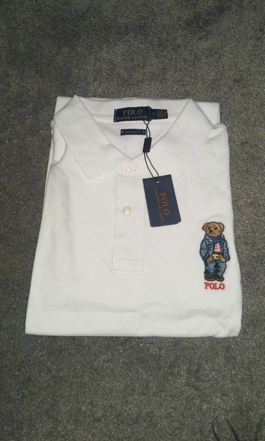 Polo Ralph Lauren Bear Polo Shirt - Mens Size Medium