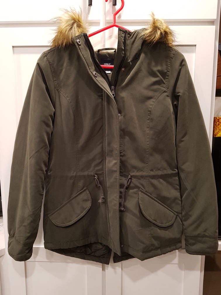 ONLY Olive Green Winter Jacket Size Small