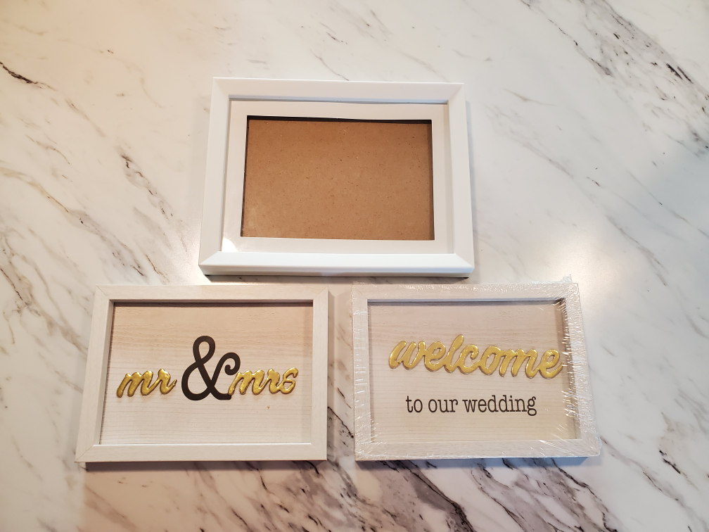 🏈3 wedding frames