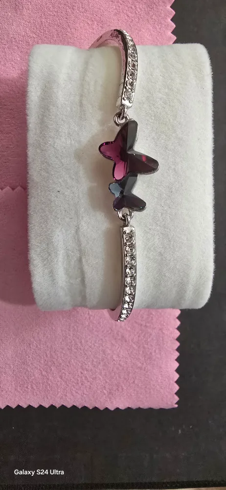 T4CO Butterfly Bracelet with Crystals thumbnail