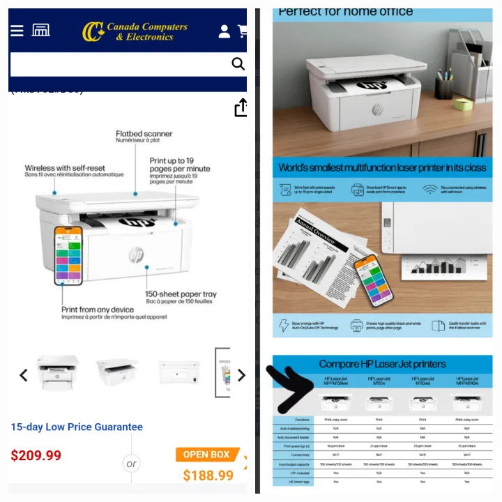 🏈HP LaserJet MFP M139we Wireless All-in-One Laser Printer. image indicator(5)