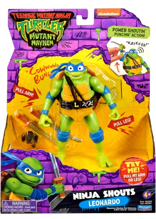 TMNT Mutant Mayhem Leonardo Ninja Shouts Figure image indicator(7)