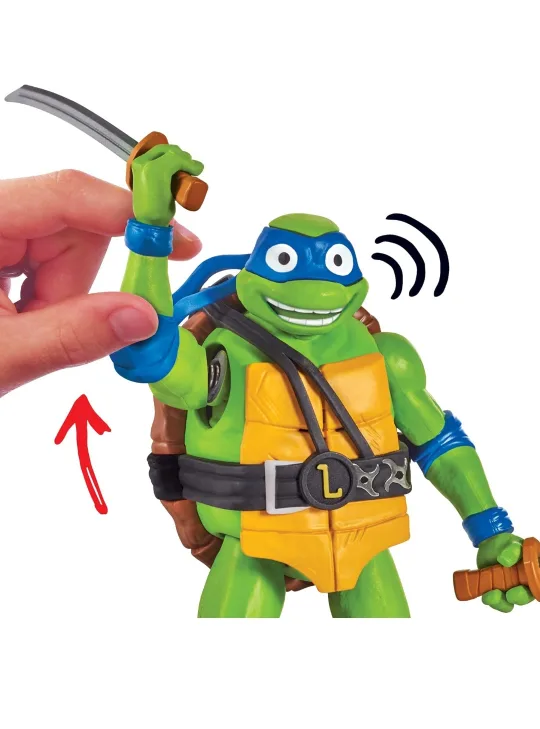 TMNT Mutant Mayhem Leonardo Ninja Shouts Figure image indicator(9)