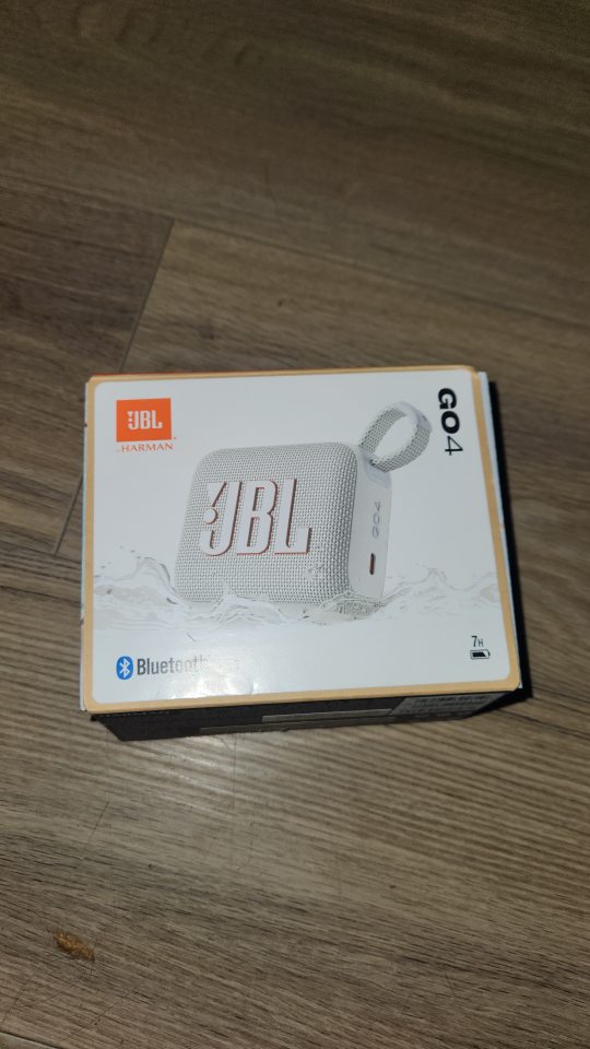 JBL GO 4 Portable Bluetooth Speaker - White
