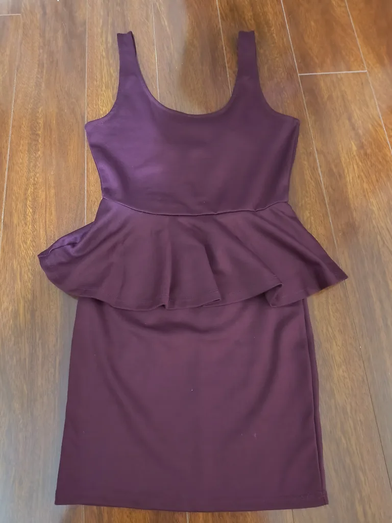 Red Peplum Dress thumbnail