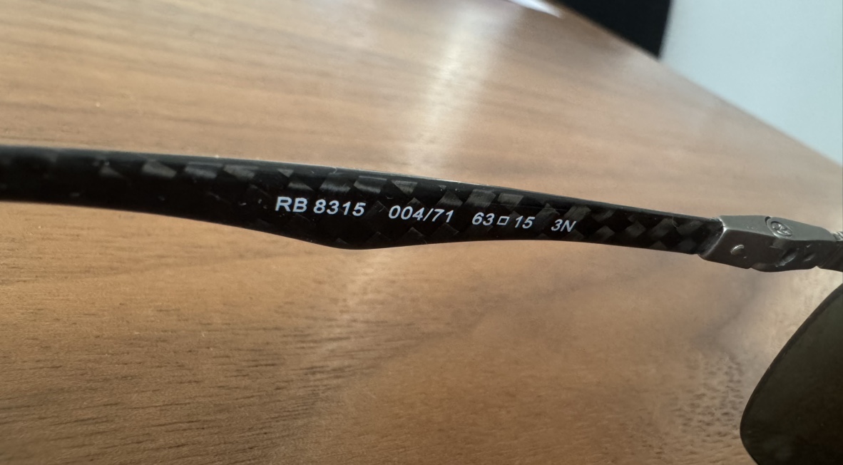 Ray-Ban RB 8315 Sunglasses with Case & Cleaning Cloth - photo 4