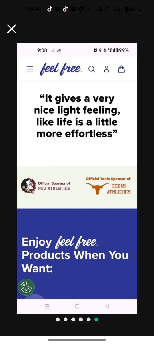 Feel Free Classic Kava & Kratom Tonic - 9 Bottles image indicator(6)