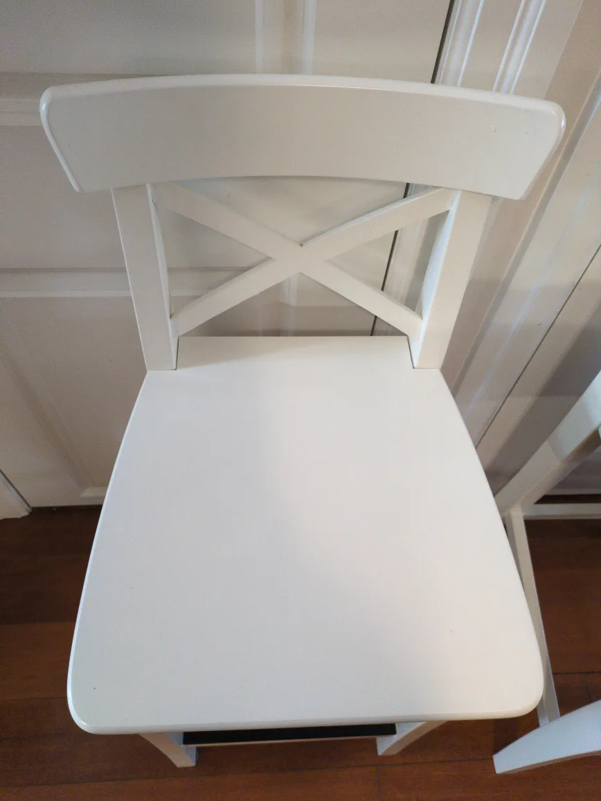 White Kitchen Counter Stools (x2) image indicator(3)