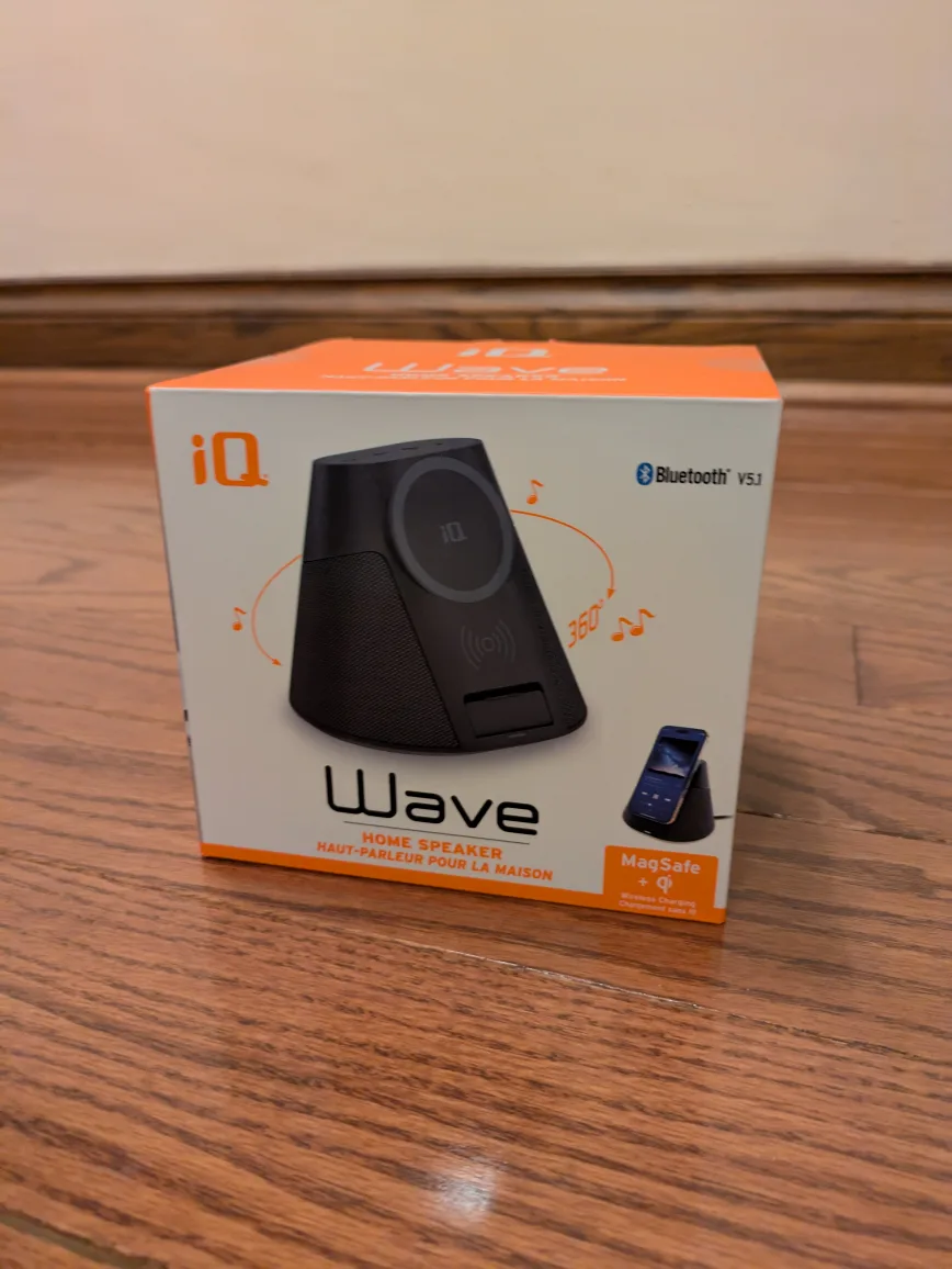 iQ Wave Home Speaker with Wireless Charging image indicator(2)