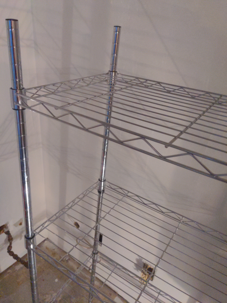 Metal kitchen shelf, 4 shelves - photo 2