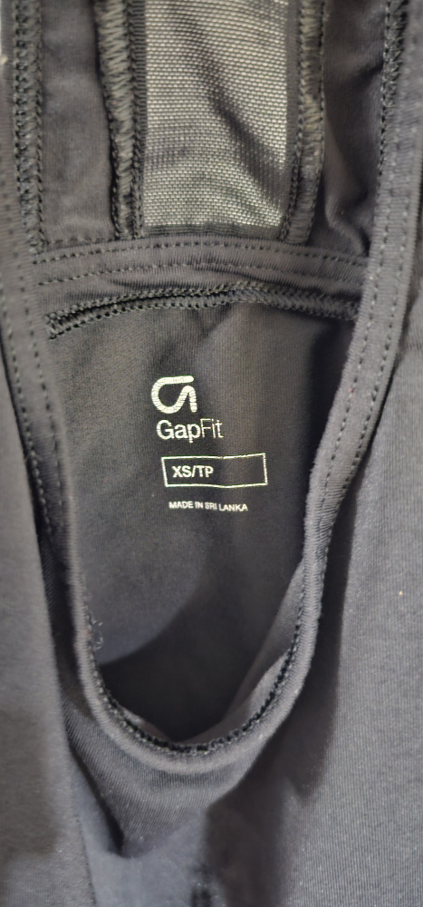 GapFit Black Racerback Sports Bra - XS/TP - photo 2