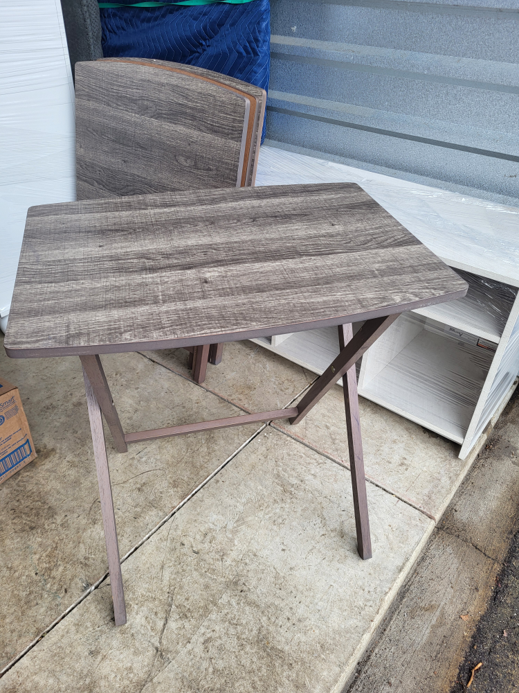 Folding Tray Table Set