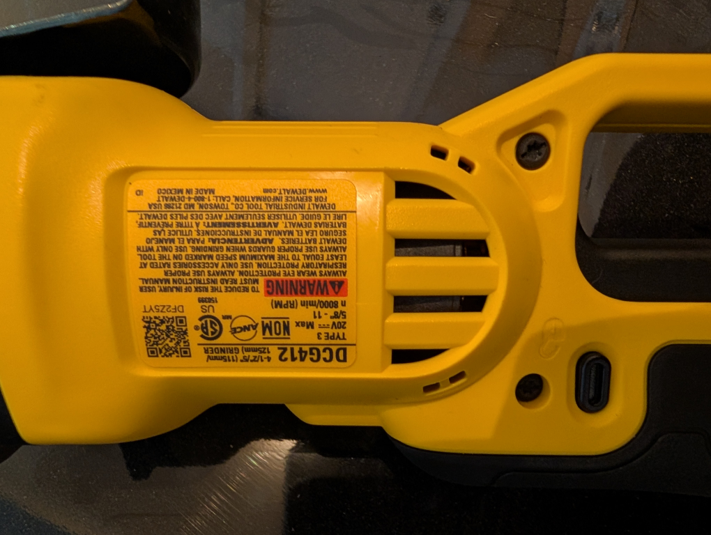 Dewalt 20V Max Cordless Grinder - photo 2