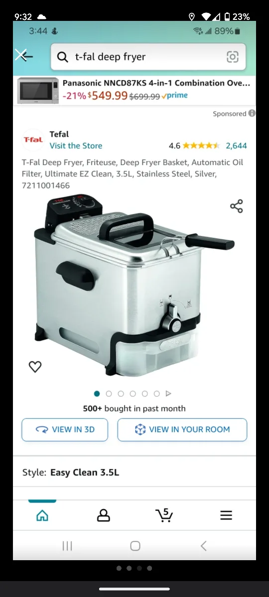 Tefal Ultimate EZ Clean Deep Fryer - 3.5L image indicator(2)