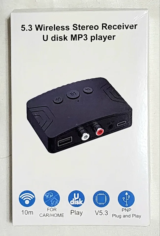 BNEW 5.3 Bluetooth Wireless Stereo Receiver & U Disk MP3 Player image indicator(2)