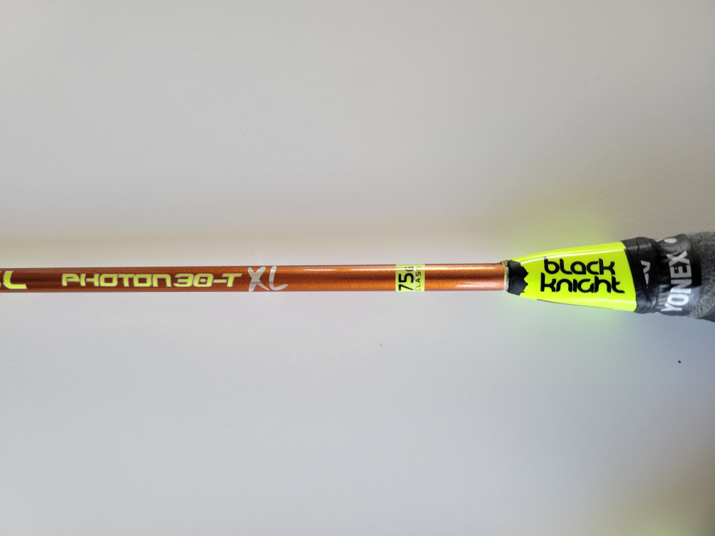 Pair of Black Knight Photon 30-T XL Badminton Racquets - photo 4
