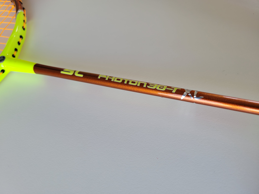 Pair of Black Knight Photon 30-T XL Badminton Racquets - photo 5