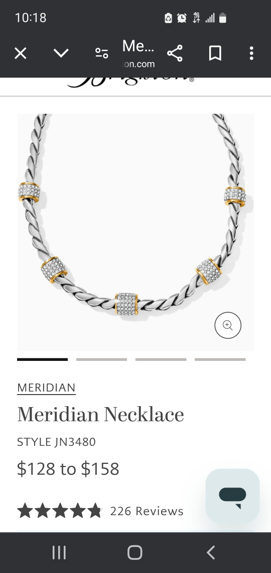 Brighton Meridian Necklace JN3482