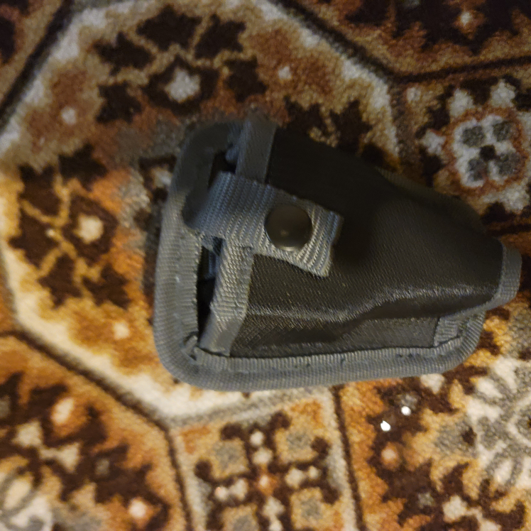 Small Grey Fabric Pouch/Holster #Freecycle - photo 3